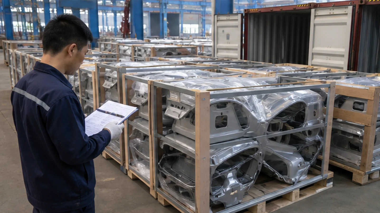 Seefracht für Automobilteile aus China: Buchungs- und Verpackungsleitfaden