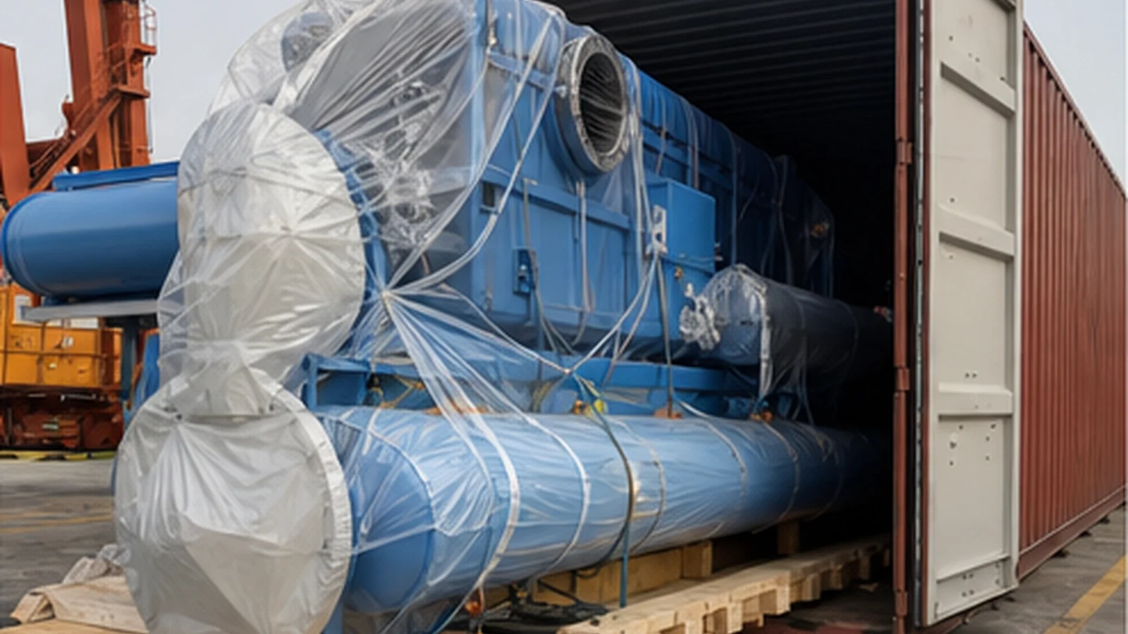 Seefracht für Industriekompressoren aus China: Buchungs- und Verpackungsleitfaden