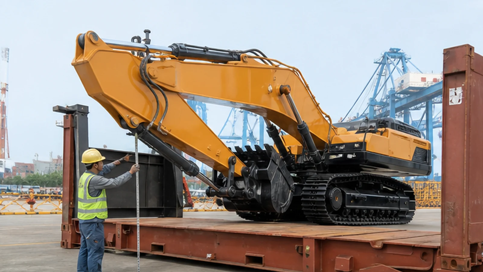 Seefracht für Baumaschinen aus China: Buchungs- und Verpackungsleitfaden