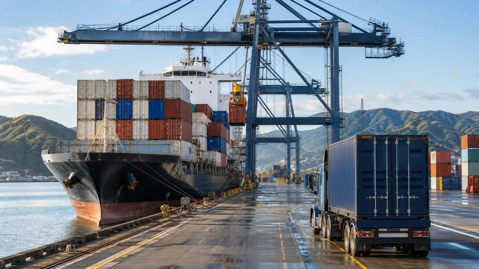 Seefracht von China nach Neuseeland: FCL-, Biosicherheits-, Zoll- und Zustellleitfaden